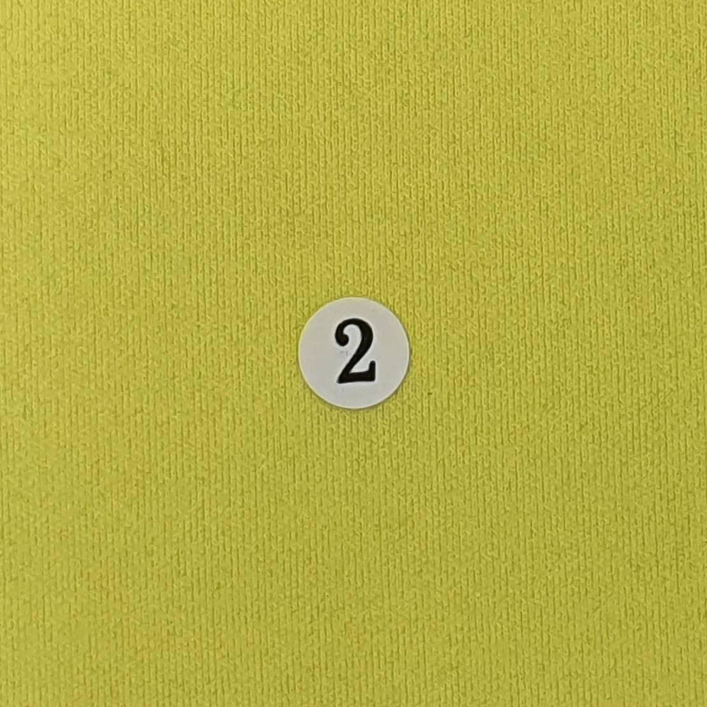 1.Royal-2.Yellow-3.Green/Yellow-4.Pink-5.Orange - Hi twist Poly Knit Fabric - FAB 1054