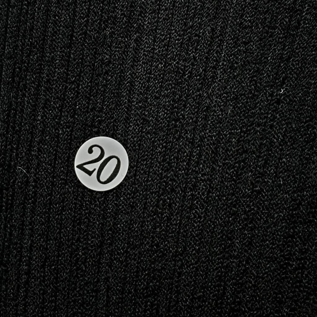 Poly Span Knit Fabric-Black