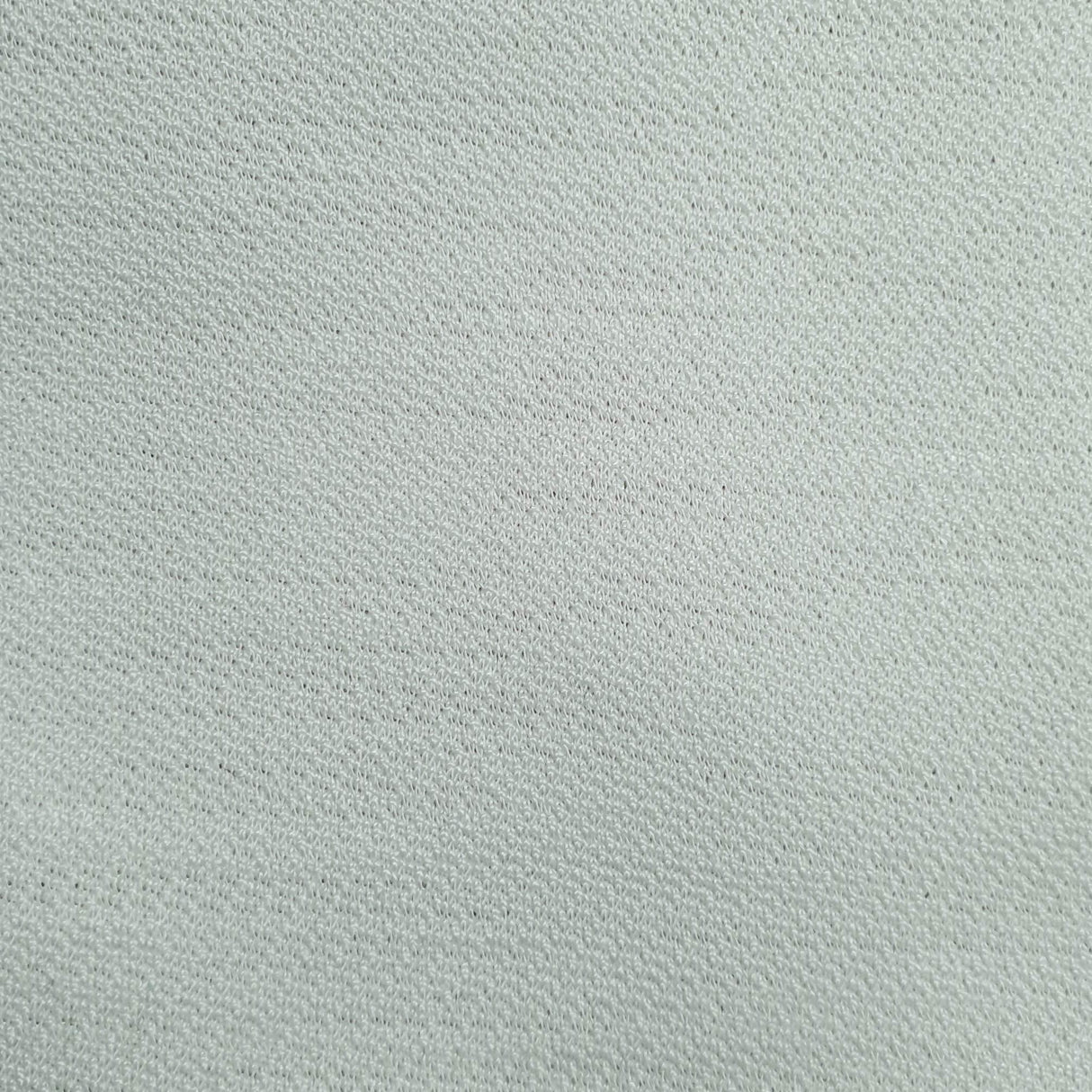 Knit Twill Texture Poly Span Fabric-White