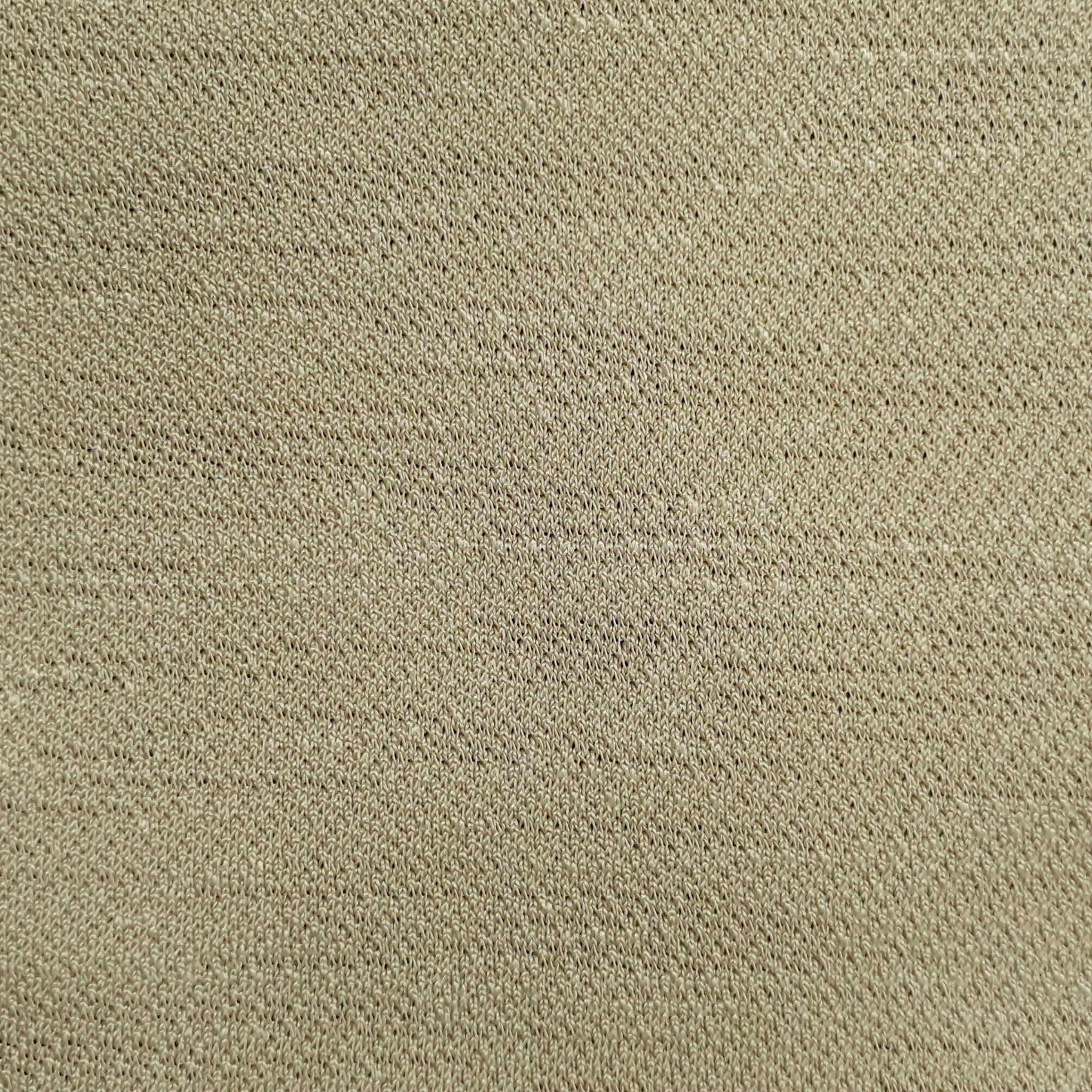 Knit Twill Texture Poly Span Fabric-Tan