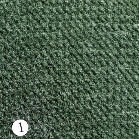 1.Seaweed-2.Pear-3.Beige-4.Flamingo-5.Punch - Double Knitting Jacquard Fabric - FAB 1073
