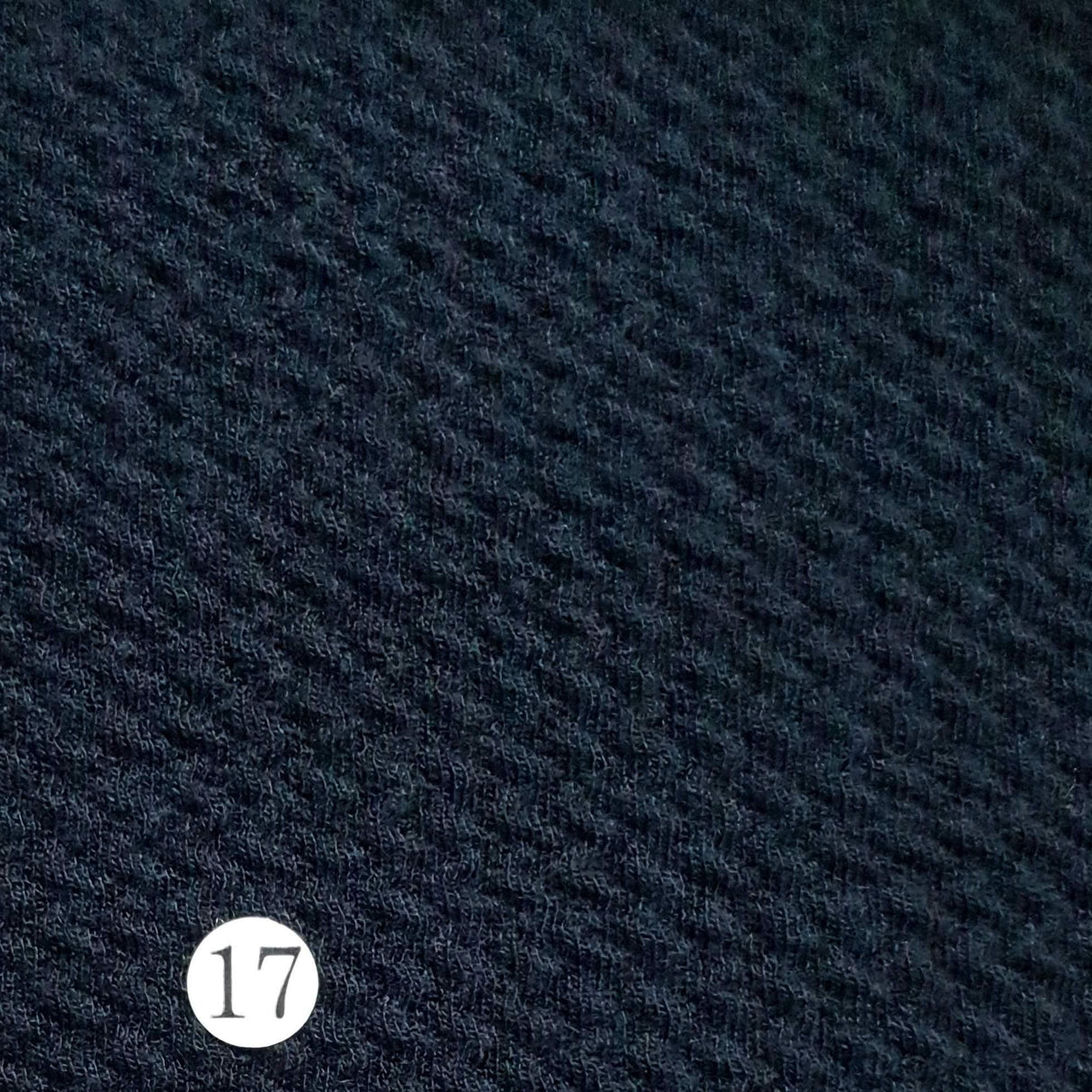 Double Knitting Jacquard Fabric-Denim