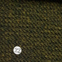 Double Knitting Jacquard Fabric-Black/Mustard