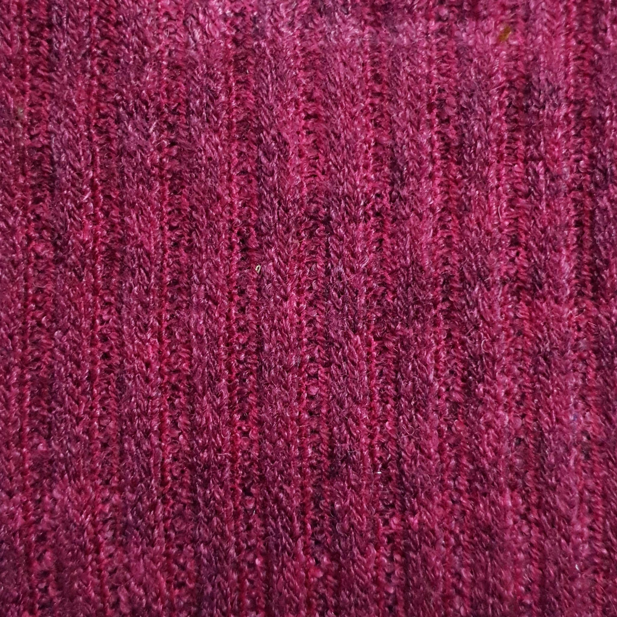 Rib Poly Rayon Fabric-Magenta