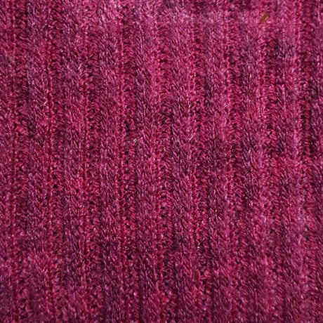 Rib Poly Rayon Fabric-Magenta