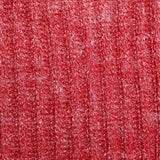 Rib Poly Rayon Fabric-Red