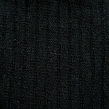 Rib Poly Rayon Fabric-Black