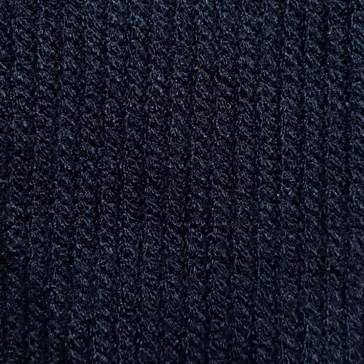 Rib Poly Rayon Fabric-Indigo