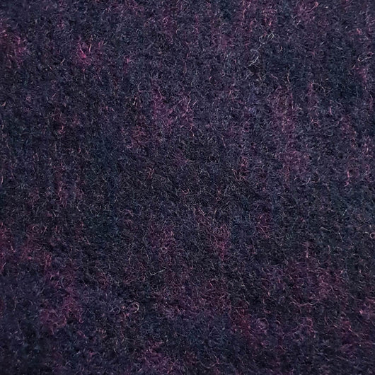 Brushed Poly Rayon Span Fabric-Black/Violet