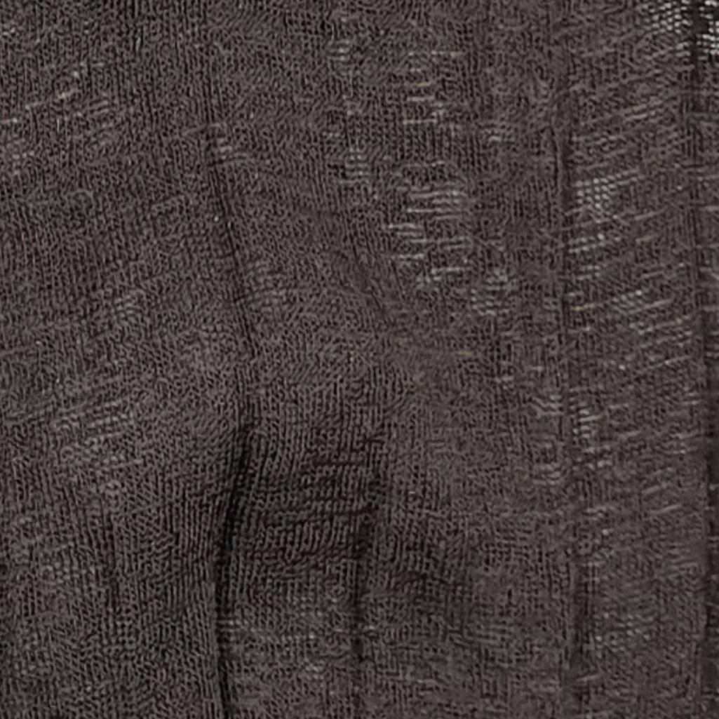 Creased Knit Fabric-Brown