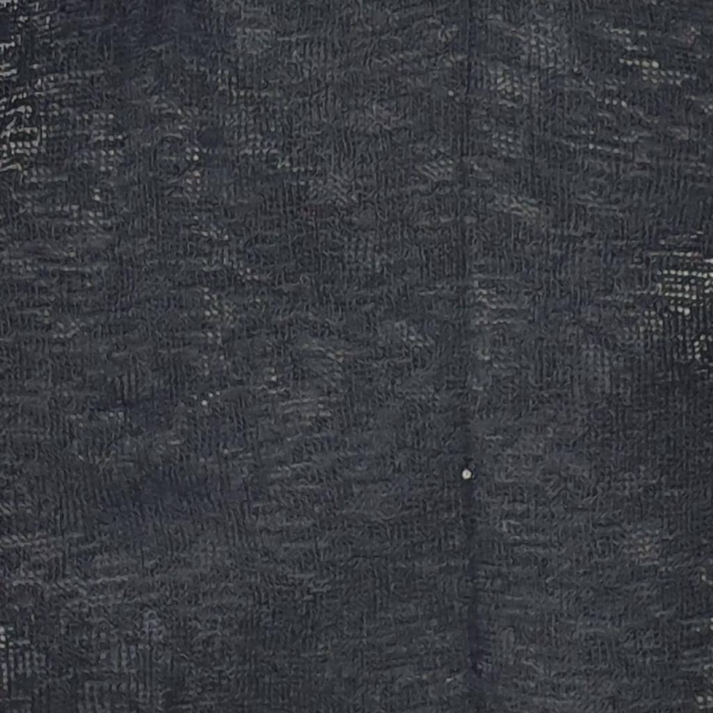 Creased Knit Fabric-Black