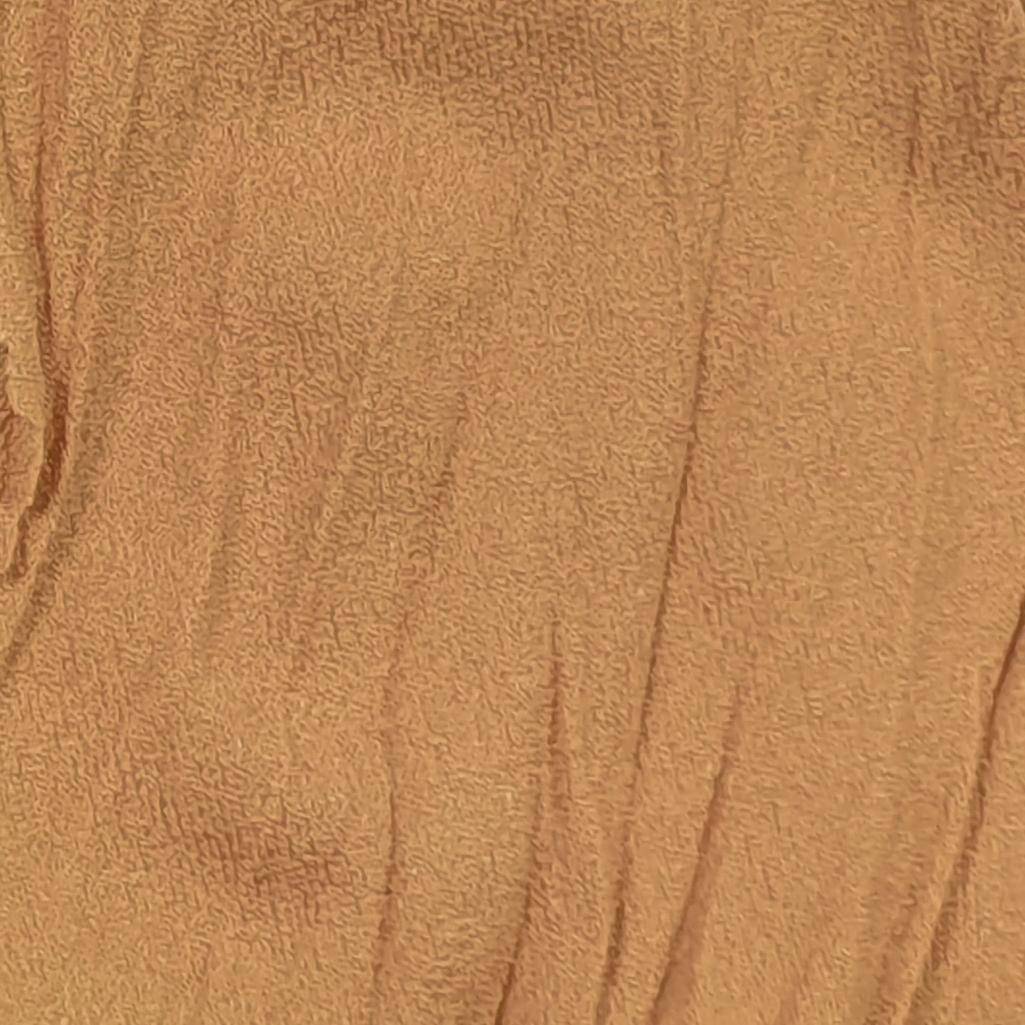 Creased Knit Fabric-Orange Beige