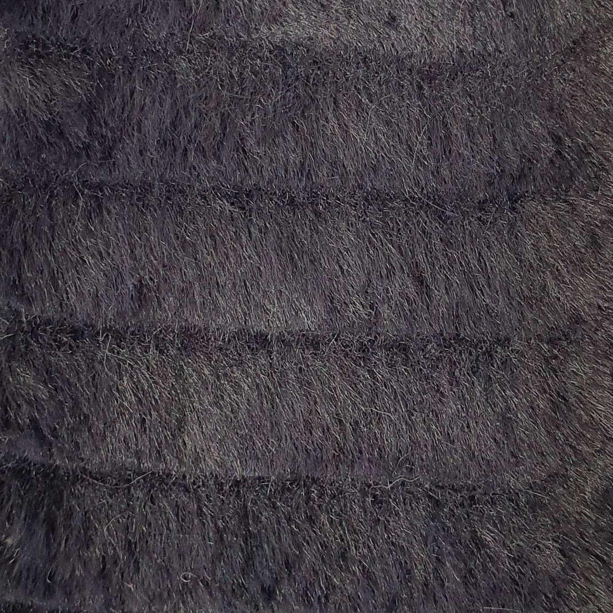 Weft Small Stripe Faux Fur Fabric | FAB1097 | 1.Ivory, 2.Beige, 3.Pink, 4.Grey, 5.Brown, 6.Charcoal, 7.Black by Fabricis.com #