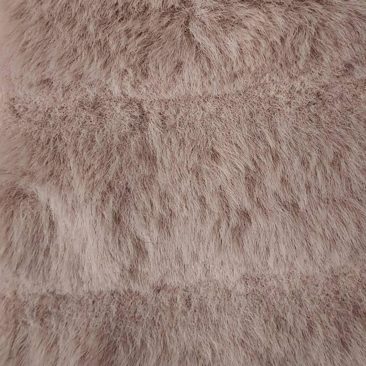 Weft Big Stripe Faux Fur Fabric | FAB1098 | 1.Pink, 2.Ivory, 3.Beige, 4.Grey, 5.Brown, 6.Charcoal, 7.Black by Fabricis.com #