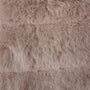 Weft Big Stripe Faux Fur Fabric | FAB1098 | 1.Pink, 2.Ivory, 3.Beige, 4.Grey, 5.Brown, 6.Charcoal, 7.Black by Fabricis.com #