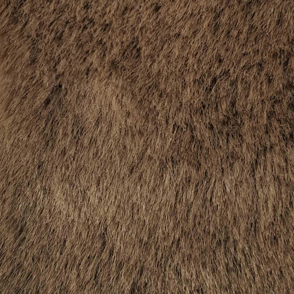 High Pile Faux Fur Fabric-Brown