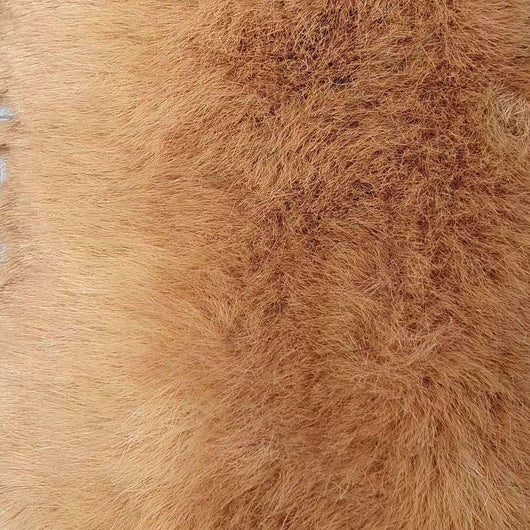 Fake Mink Heavy Faux Fur Fabric-Mocha