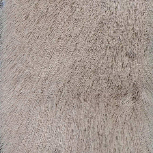Fake Mink Heavy Faux Fur Fabric | FAB1106 | 1.White/ivory, 2.Ivory, 3.Beige, 4.Pink, 5.Medium Beige, 6.Grey, 7.Dark Beige, 8.Brown, 9.Grey Pink, 10.Mocha by Fabricis.com #