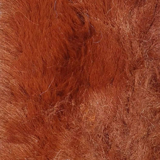 Highon Faux Fur Fabric-Reddy Brown