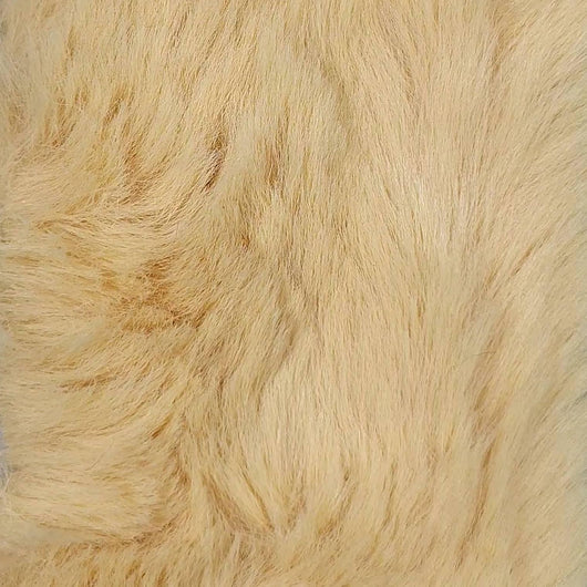 Highon Faux Fur Fabric | FAB1107 | 1.Ivory, 2.Silver Beige, 3.Beige, 4.Yellow, 5.Pink, 6.BlueGrey, 7.Grey, 8.Cocoa, 9.Reddy Brown, 10.Black by Fabricis.com #