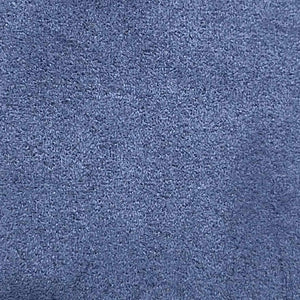 Suede Poly Span Fabric-Denim