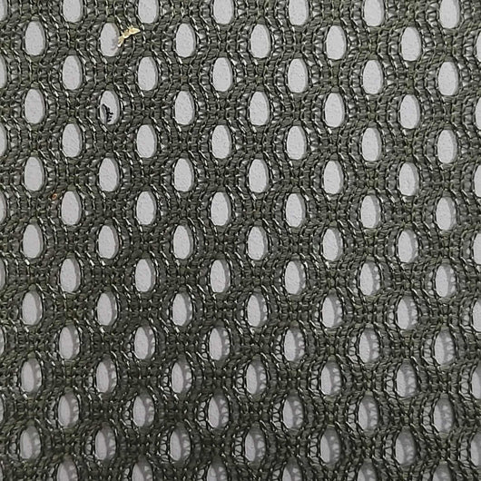 French Hard Poly Mesh Fabric-Charcoal