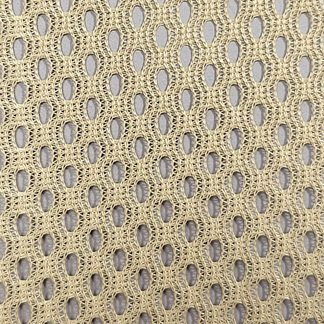 French Hard Poly Mesh Fabric-Black