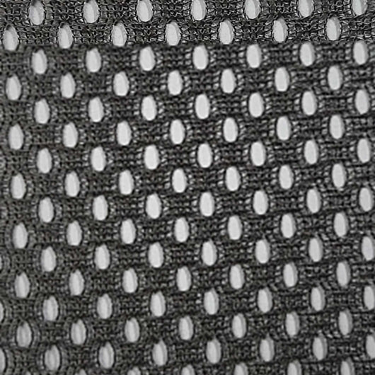 French Hard Poly Mesh Fabric-White