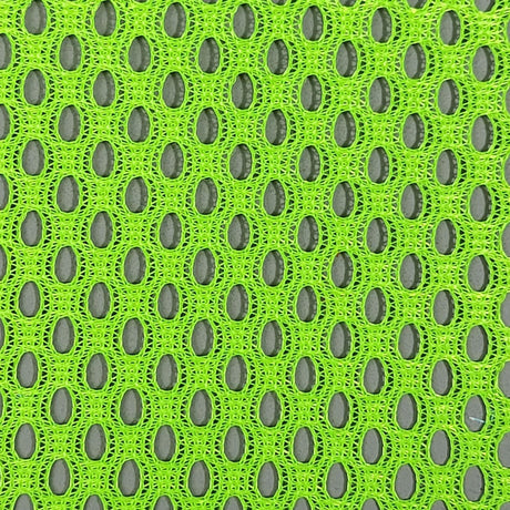 French Hard Poly Mesh Fabric | FAB1135 | 1.Green, 2.Orange, 3.Green, 4.Pink, 5.Black, 6.White, 7.Navy, 8.Grey, 9.Charcoal, 10.Orange by Fabricis.com #