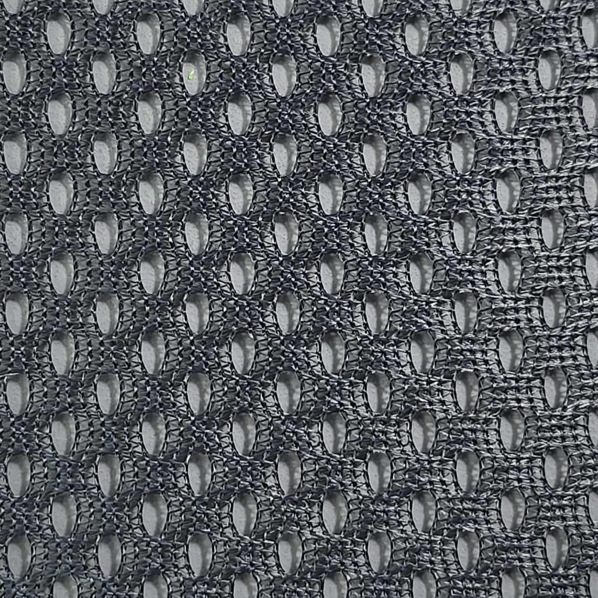 French Hard Poly Mesh Fabric-Charcoal