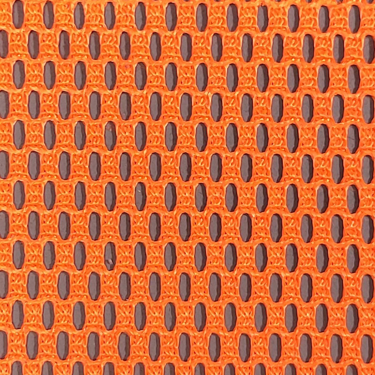 Round Poly Mesh Fabric | FAB1137 | 1.Orange, 2.Yellow, 3.White, 4.Grey, 5.Navy, 6.Brown, 7.Red, 8.Blue, 9.Grey, 10.Black by Fabricis.com #