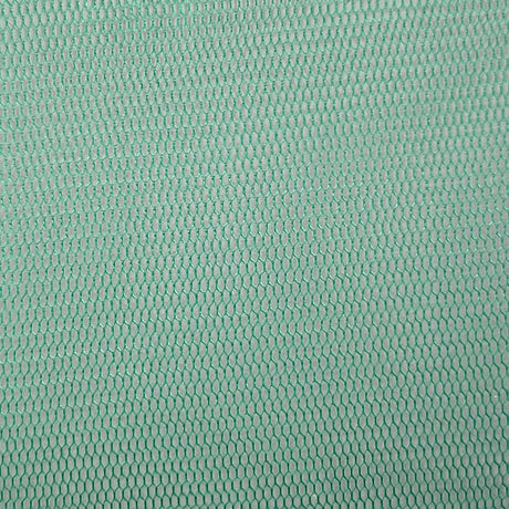 Hexagon Hard Poly Mesh Fabric-Green