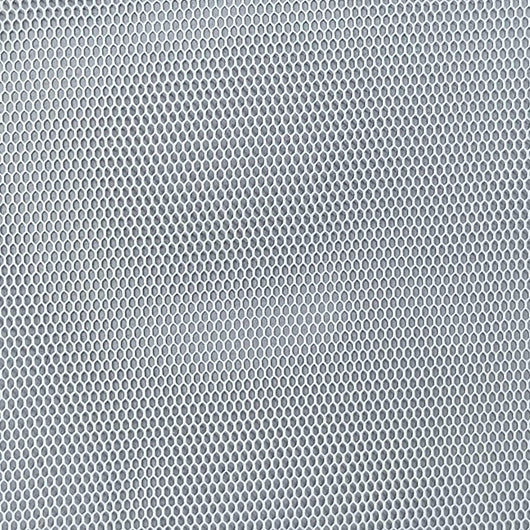 Hexagon Hard Poly Mesh Fabric-Ivory