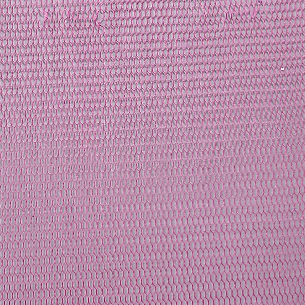 Hexagon Hard Poly Mesh Fabric-Red