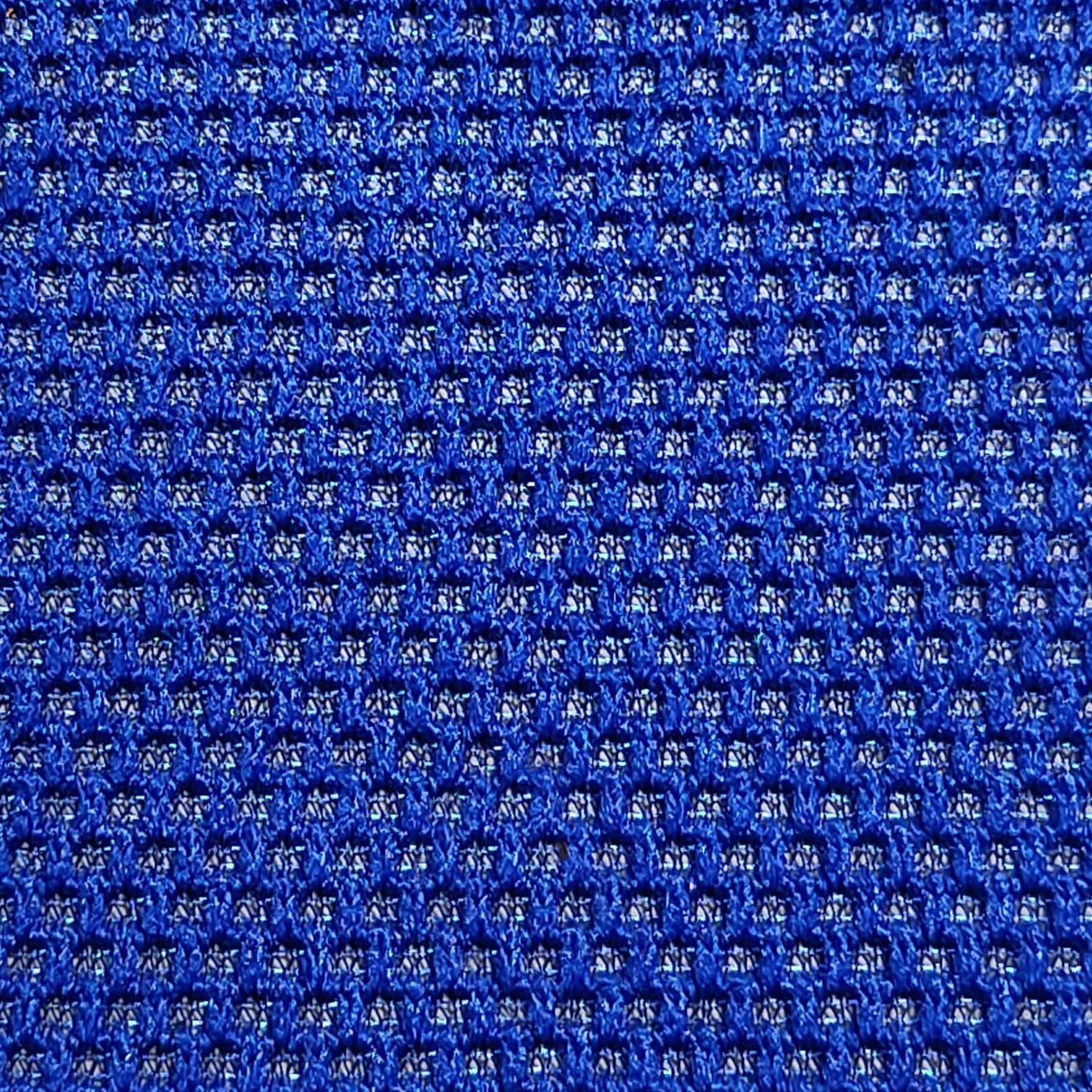 Poly Span Mesh Fabric-Blue