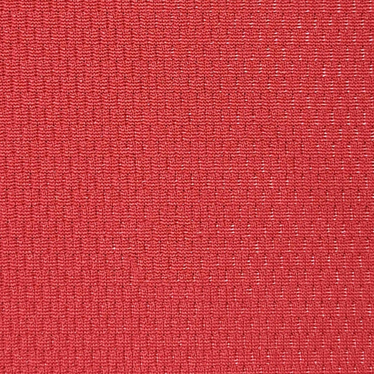 Triple Poly Span Mesh Fabric-Red