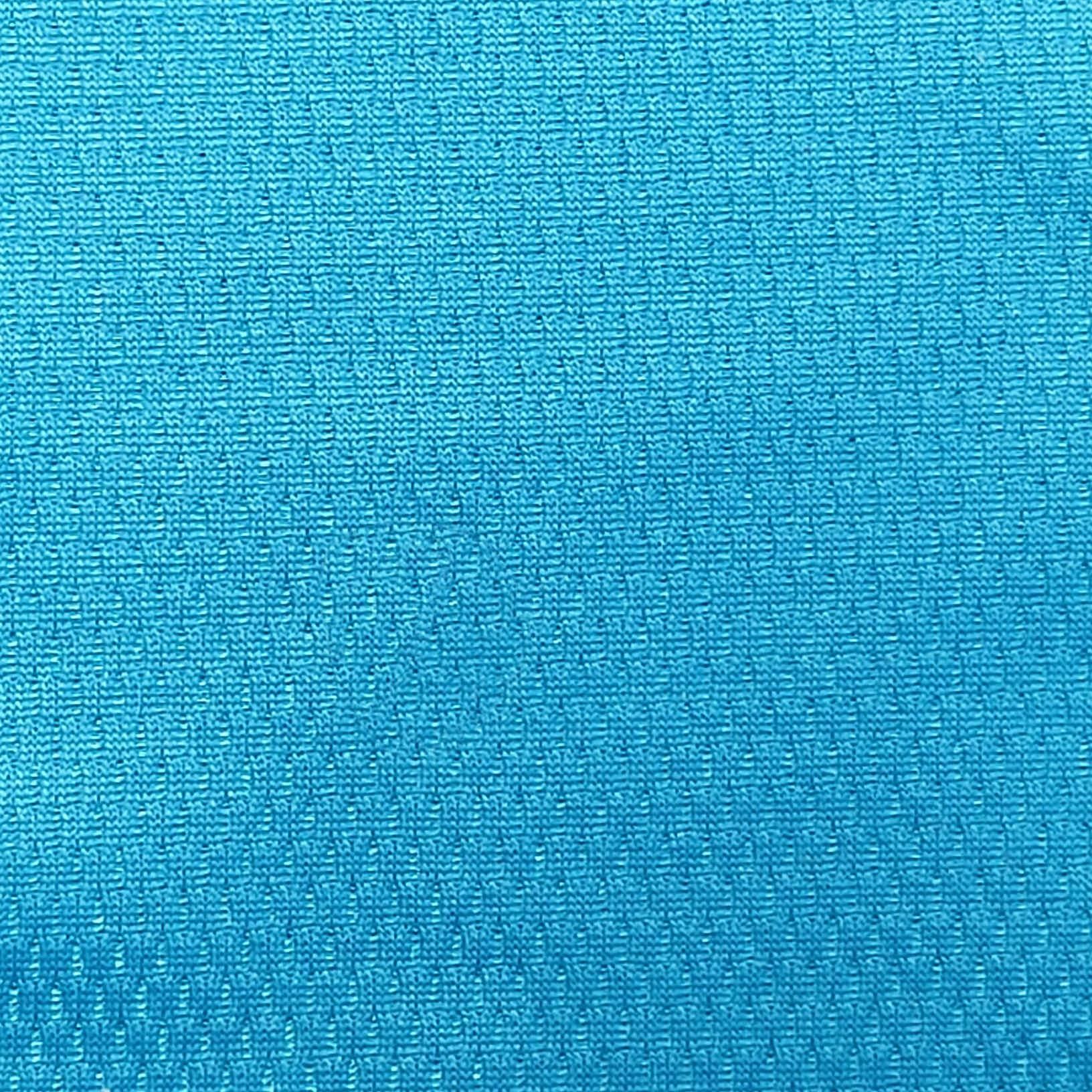 Triple Poly Span Mesh Fabric-Blue