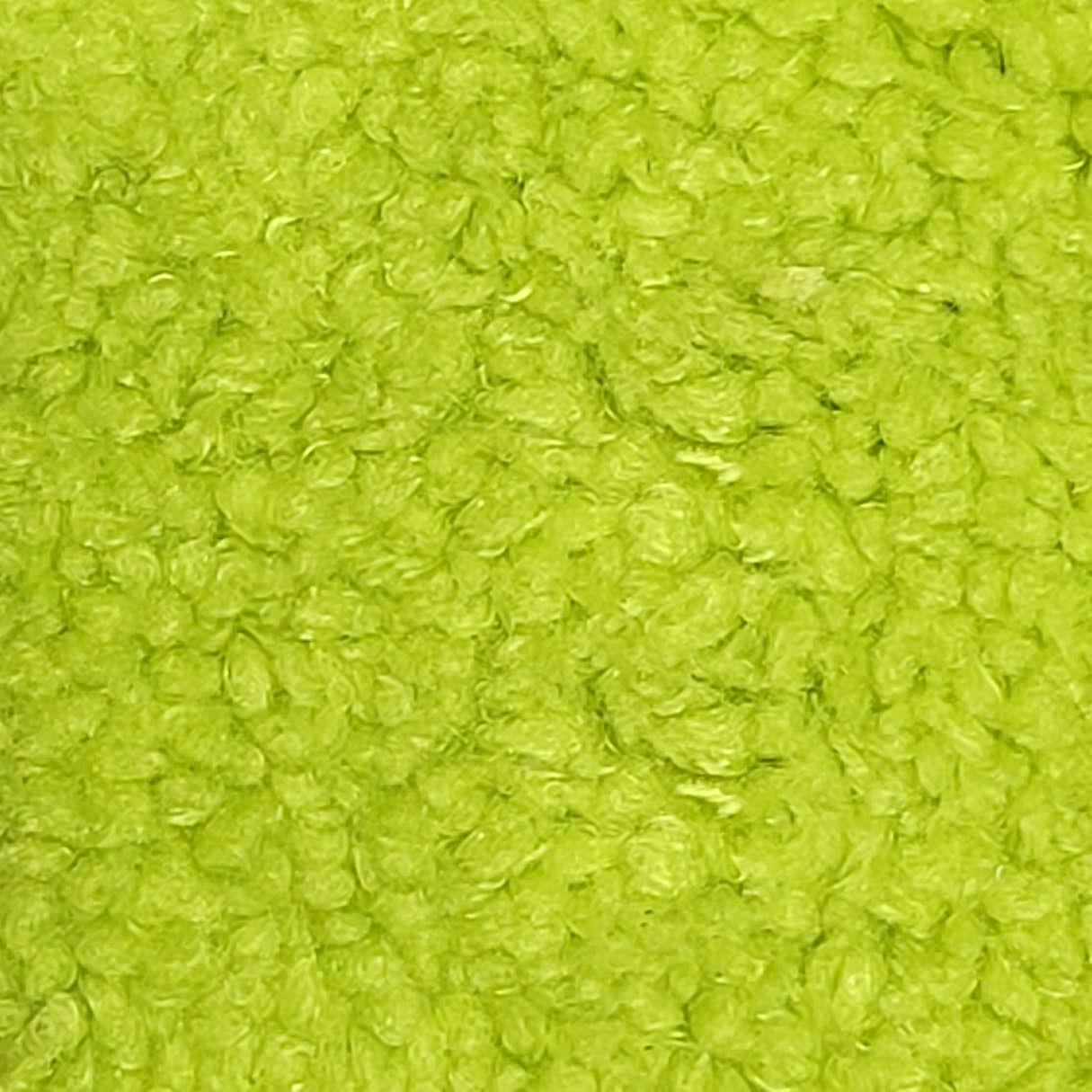 Poly Fur Knit Fabric | FAB1156 | 1.Green, 2.Navy, 3.Black, 4.Green, 5.Yellow, 6.Salmon by Fabricis.com #