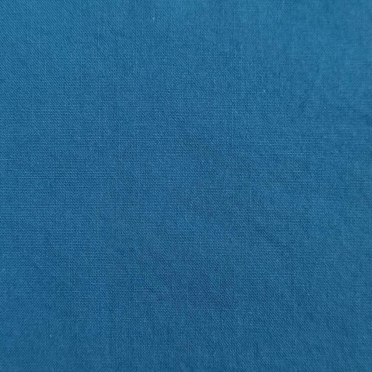 60'S Bio Washing Cotton Woven Fabric-Facebook Blue