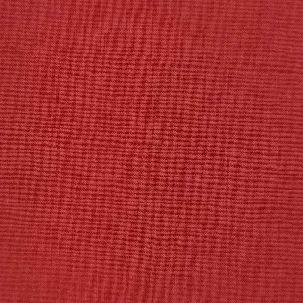 Cotton Woven Fabric-Brick Red