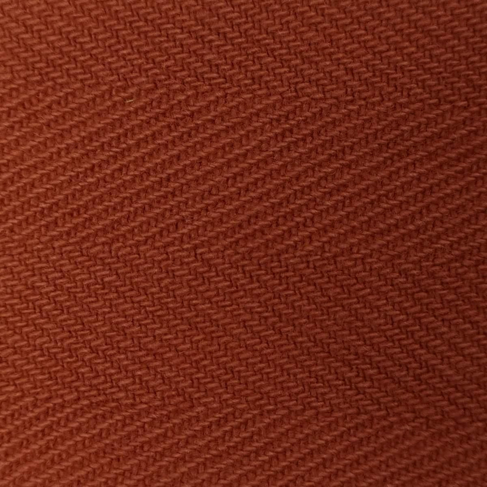 5'S Herringbone Cotton Woven Fabric-Red Stage