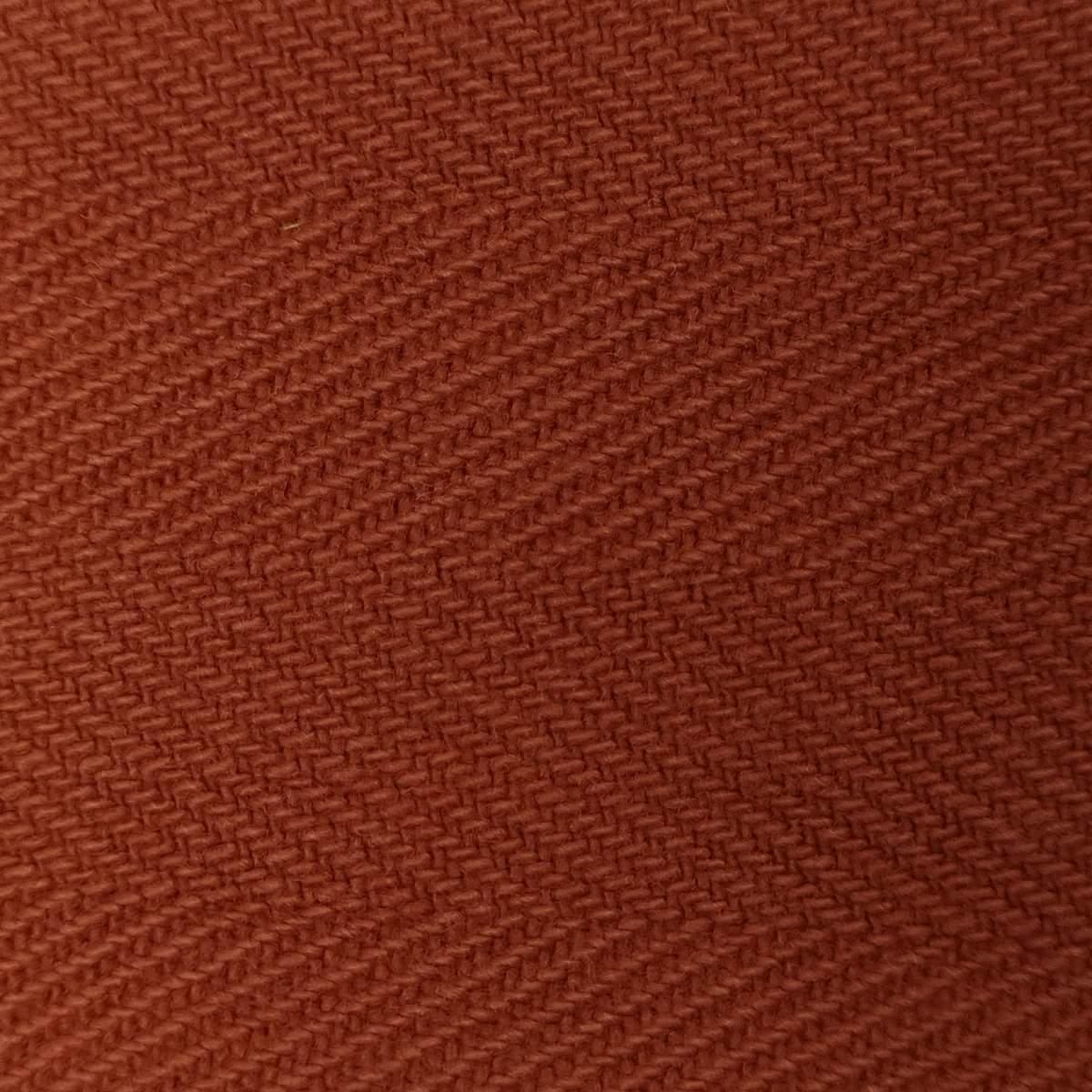5'S Herringbone Cotton Woven Fabric-Red Stage