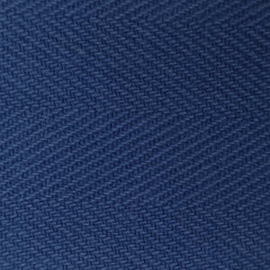 5'S Herringbone Cotton Woven Fabric-Facebook Blue