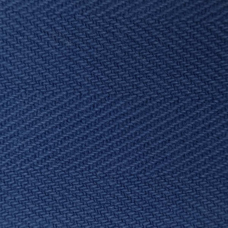 5'S Herringbone Cotton Woven Fabric-Facebook Blue