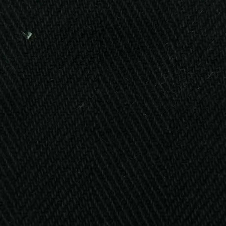 5'S Herringbone Cotton Woven Fabric-Black