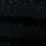 Embossing Faux Fur Fabric-Black