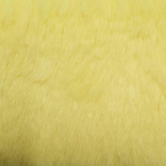 10MM Faux Fur Fabric-Lemon