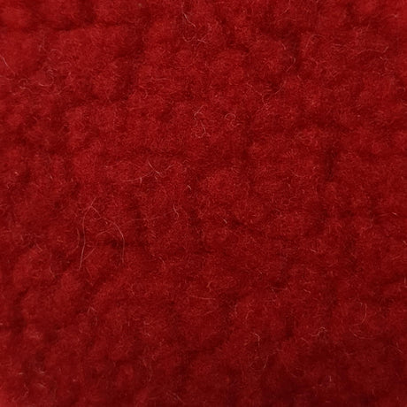 Fleece  Polyester Fabric-Cherry