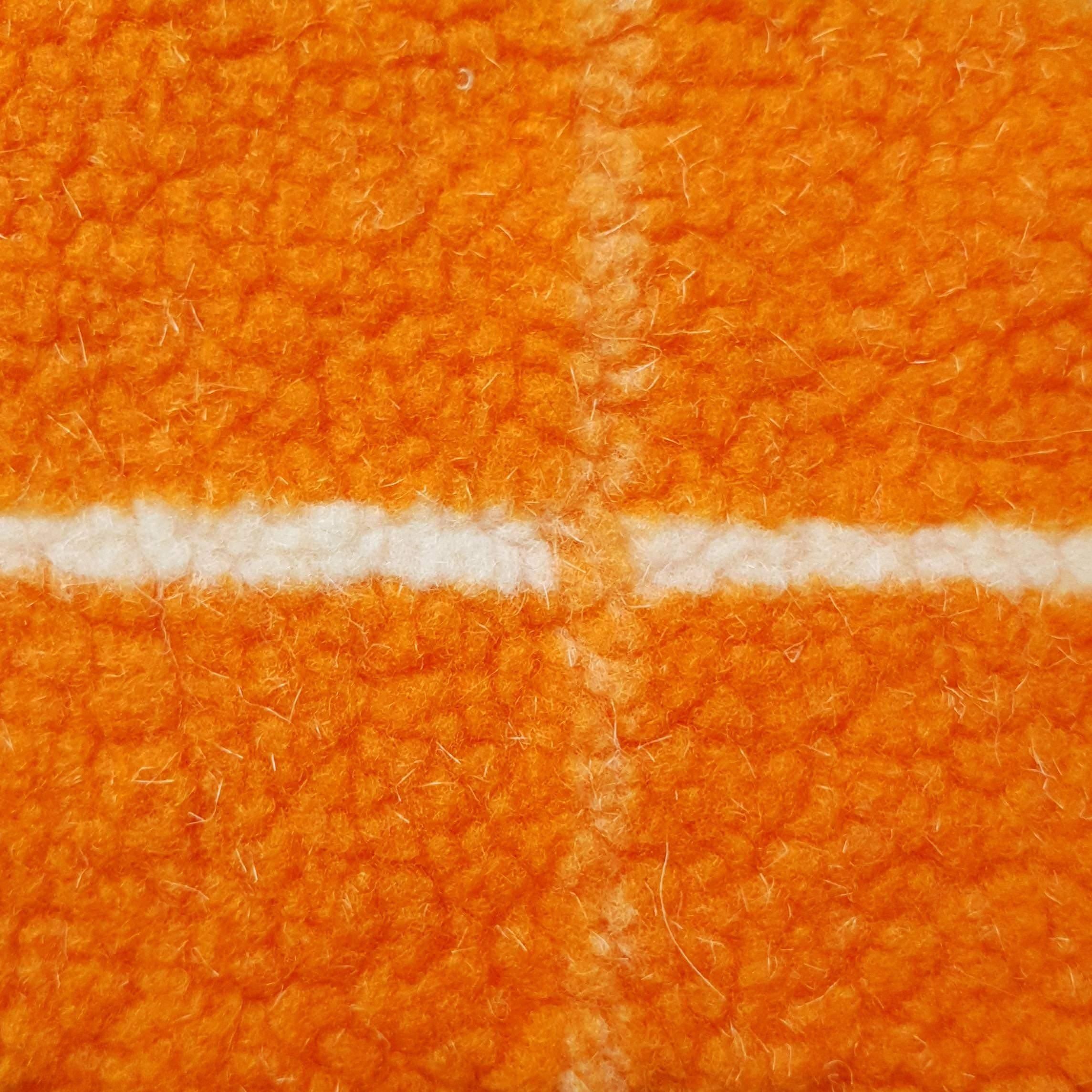 1.Orange-2.Cobalt-3.Cherry-4.Cerulean/Black-5.Juniper - Check Faux Fur - FAB 1203