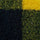 Check Faux Fur-Yellow/Midnight